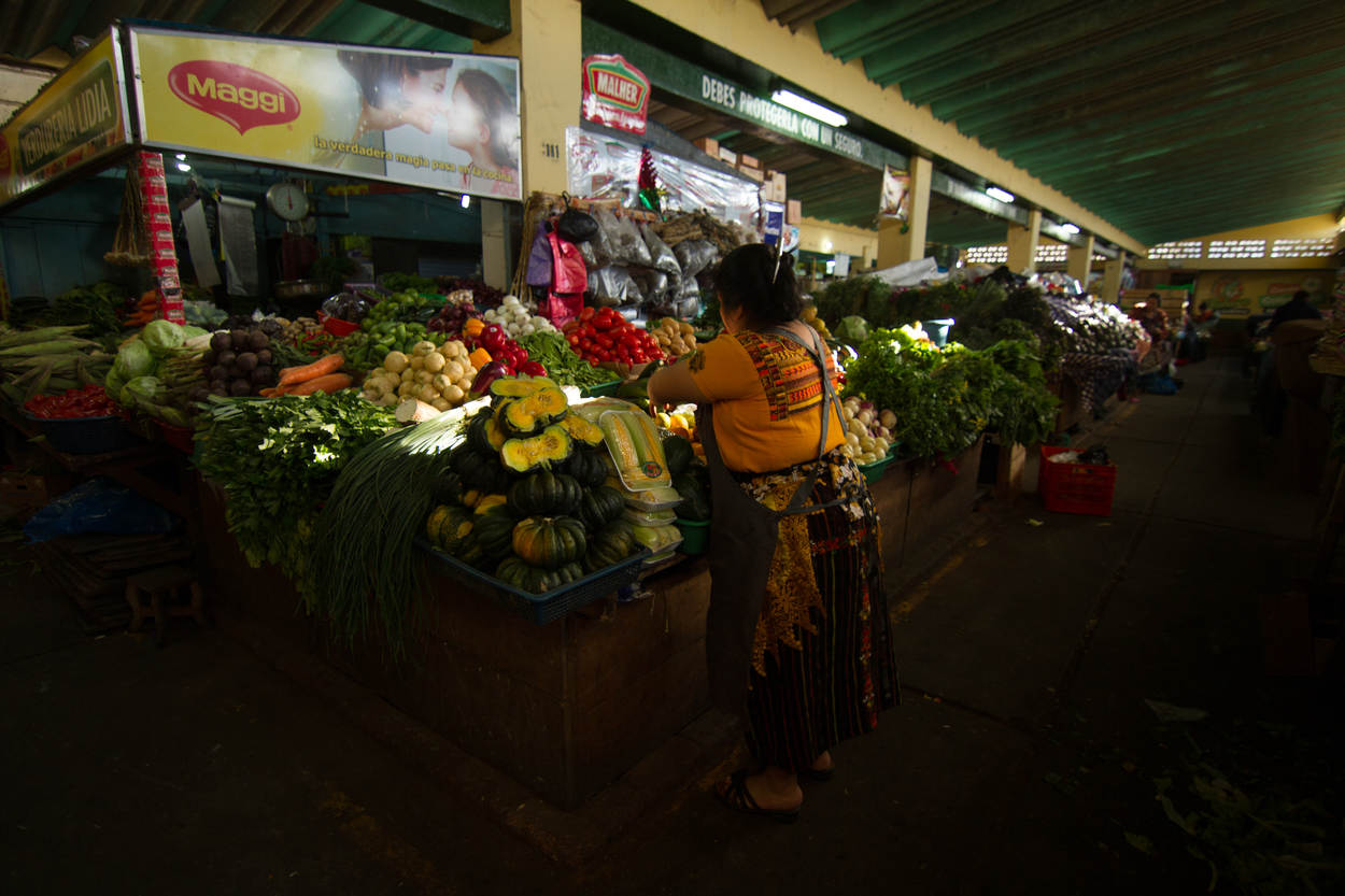 Guatemala groentenmarkt