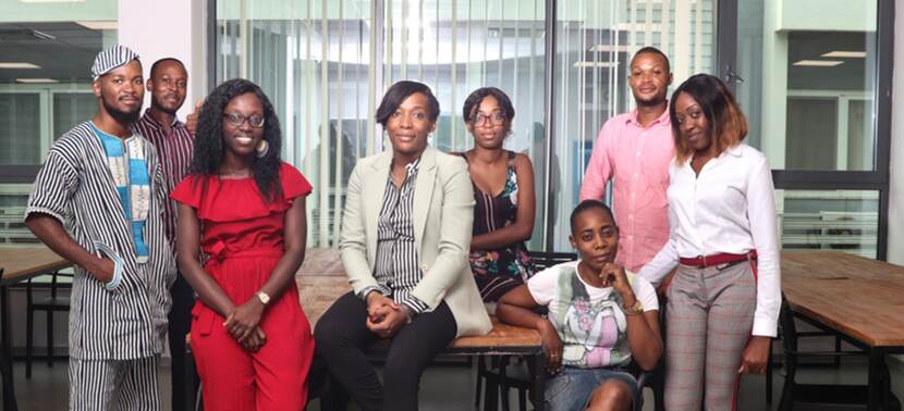 Team Kobo Hub platform for startups in Congo